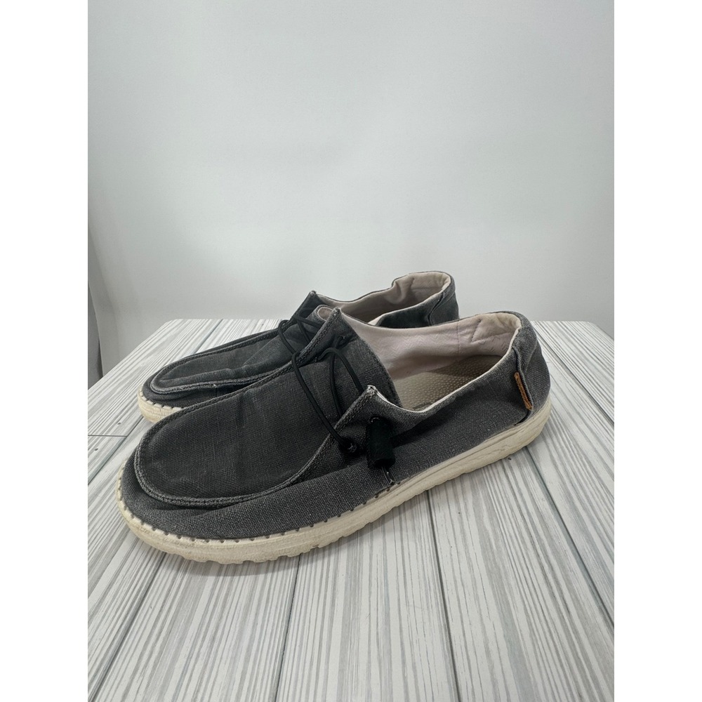 Hey Dude Women's Wendy Chambray Loafers‎ Comfort Casual Slip On Shoes Size 9